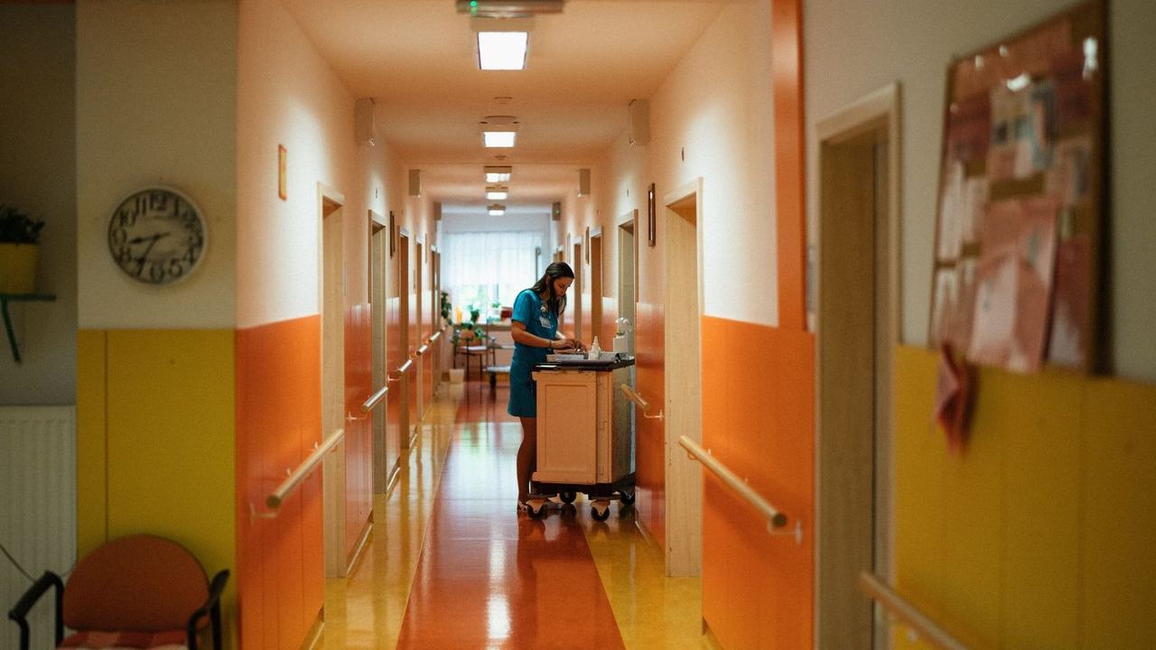 Hospital corridor