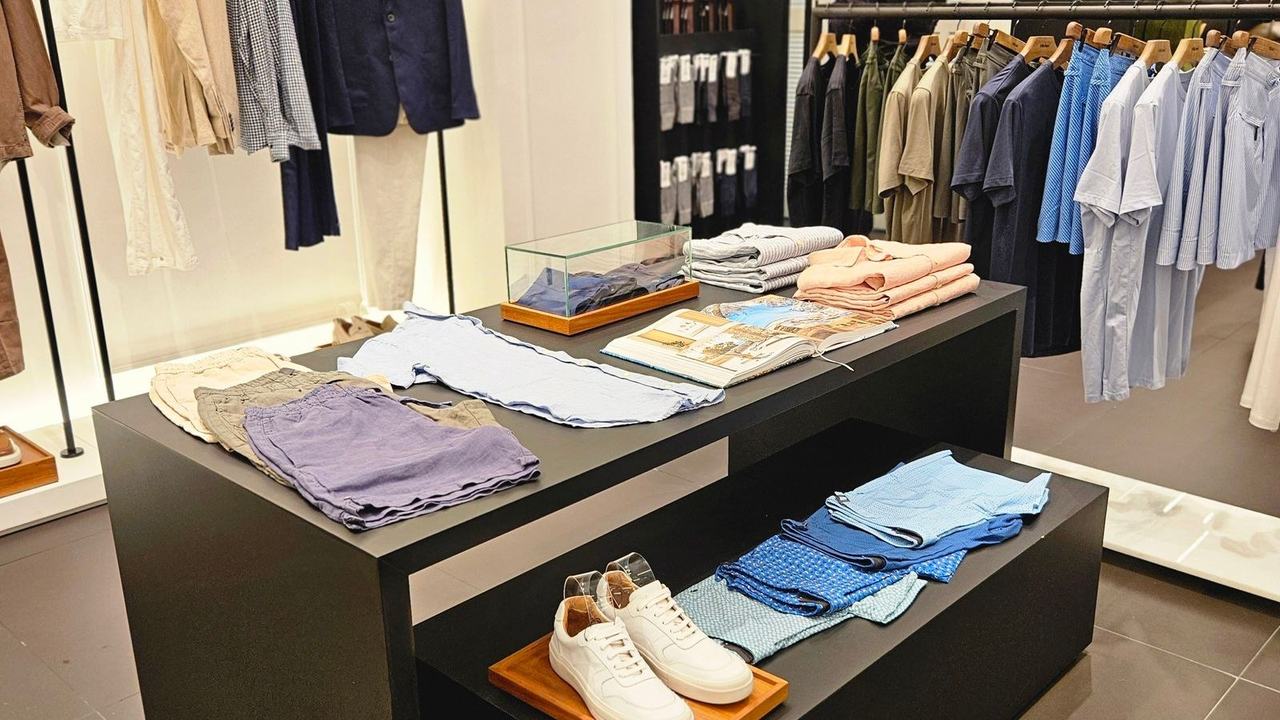 Clothing store interior