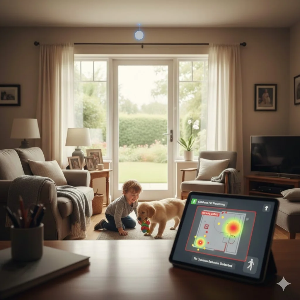 AI child safety monitoring and baby monitoring system with real time AI detection