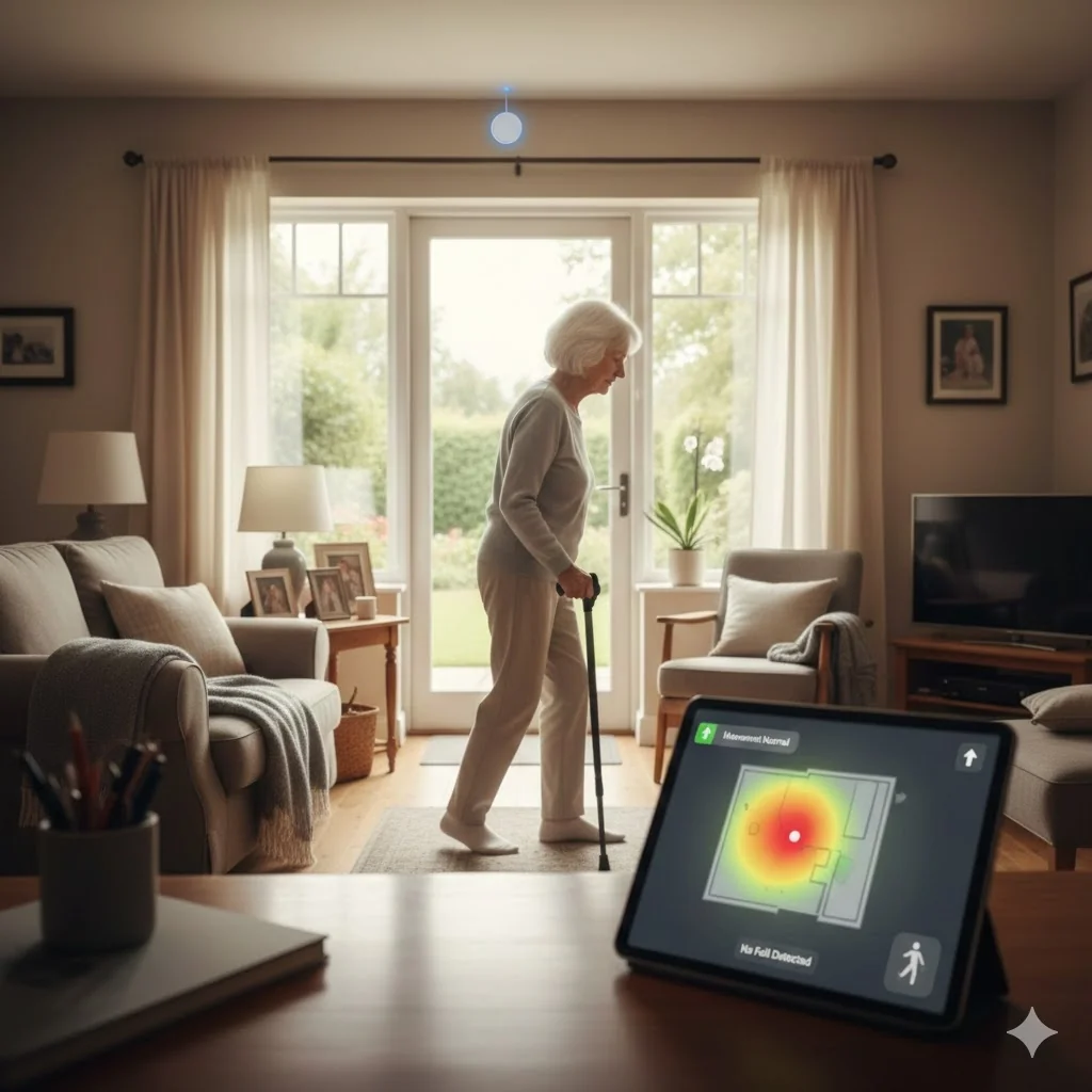 AI home monitoring for elderly — senior safety and fall detection