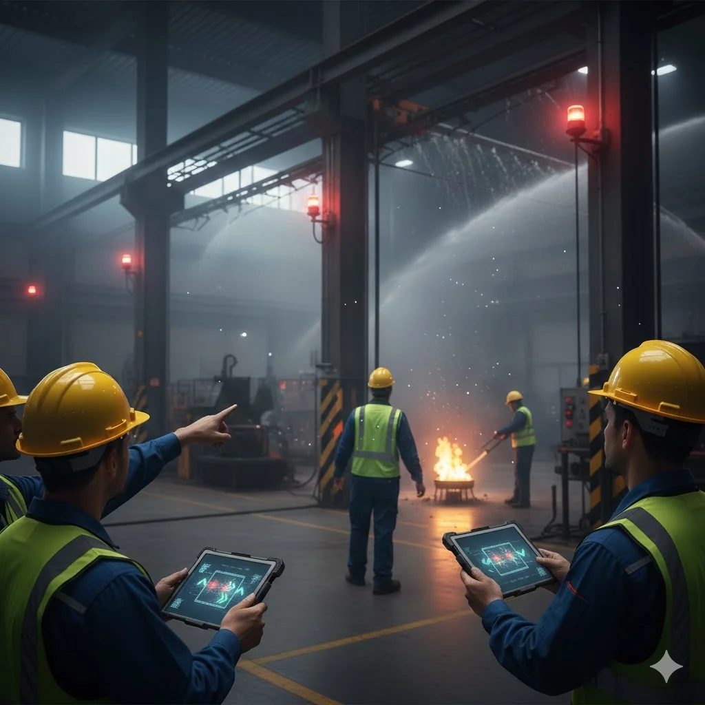 Fire detection AI alert dashboard